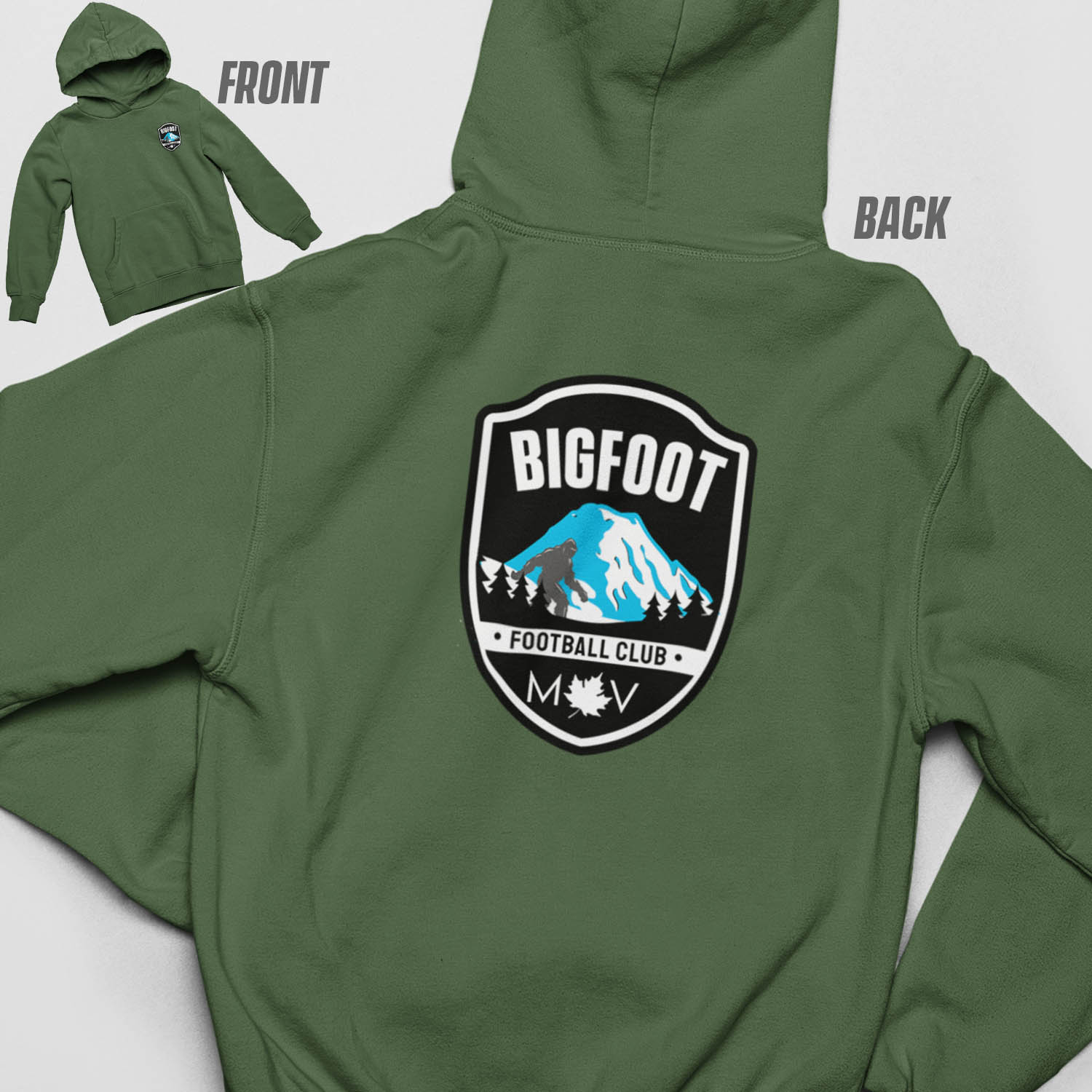 Green Logo Hoodie